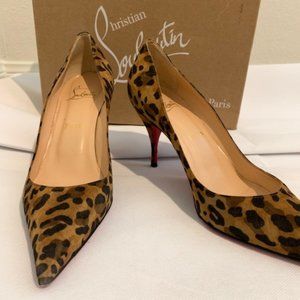 Christian Louboutin So Kate suede heels